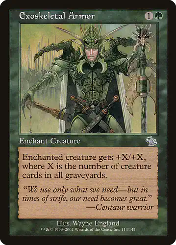 Exoskeletal Armor - jud Spoiler