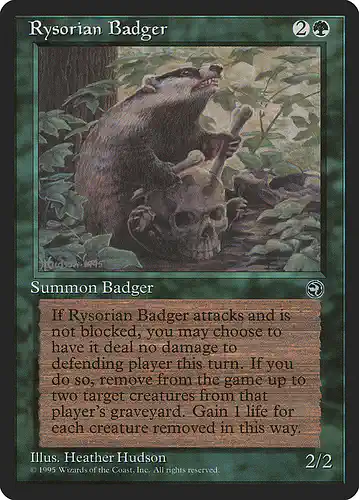 Rysorian Badger - hml Spoiler