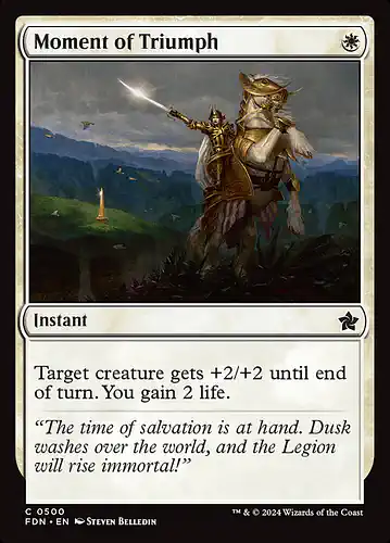 Moment of Triumph - fdn Spoiler