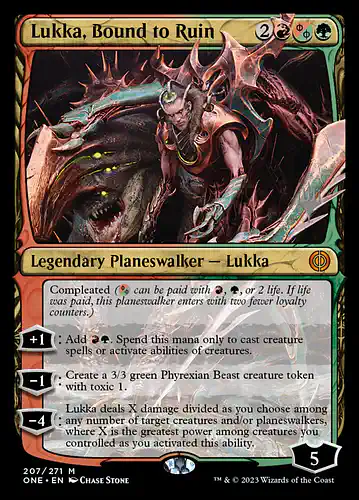 Lukka, Bound to Ruin - one Spoiler