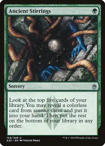 Ancient Stirrings - a25 Spoiler