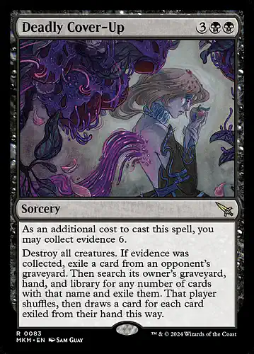 Deadly Cover-Up - mkm Spoiler