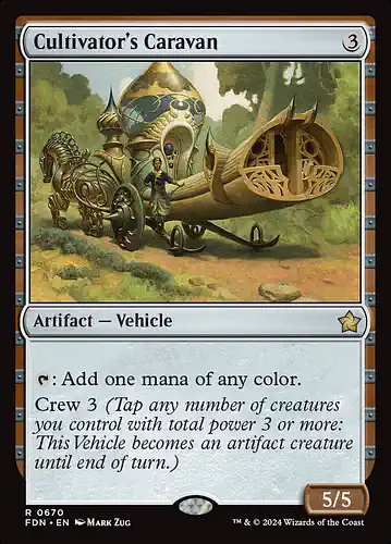 Cultivator's Caravan - fdn Spoiler