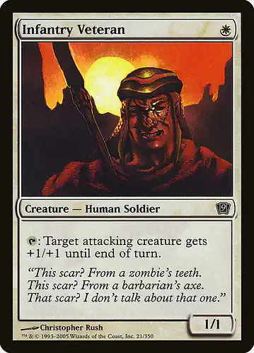 Infantry Veteran - 9ed Spoiler