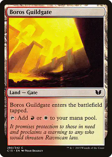 Boros Guildgate - c15 Spoiler
