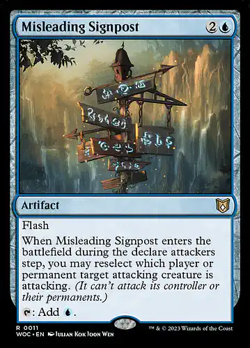 Misleading Signpost - woc Spoiler