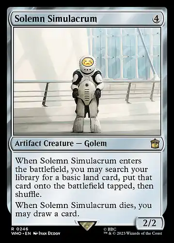 Solemn Simulacrum - who Spoiler