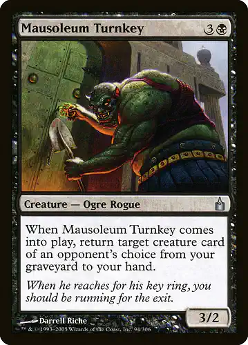 Mausoleum Turnkey - rav Spoiler