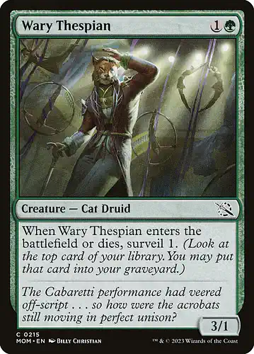 Wary Thespian - mom Spoiler