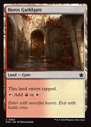 Boros Guildgate - fdn Spoiler