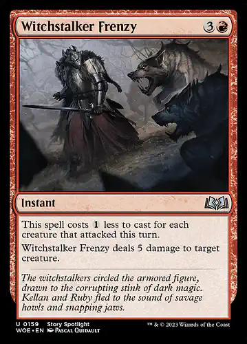Witchstalker Frenzy - woe Spoiler