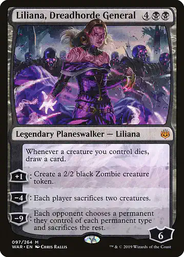 Liliana, Dreadhorde General - war Spoiler