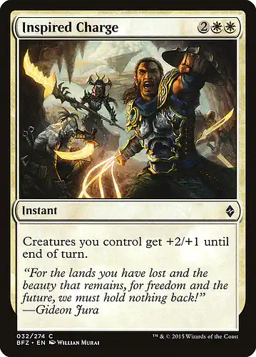 Inspired Charge - bfz Spoiler