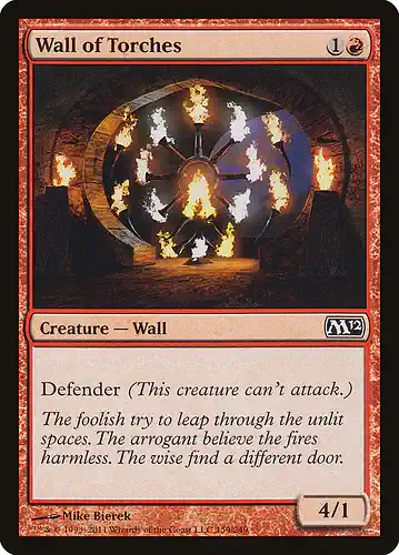 Wall of Torches - m12 Spoiler