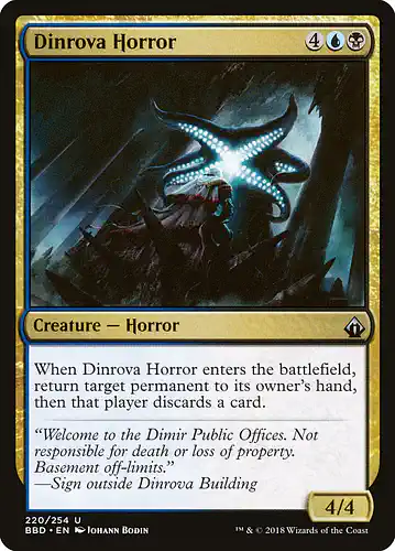 Dinrova Horror - bbd Spoiler