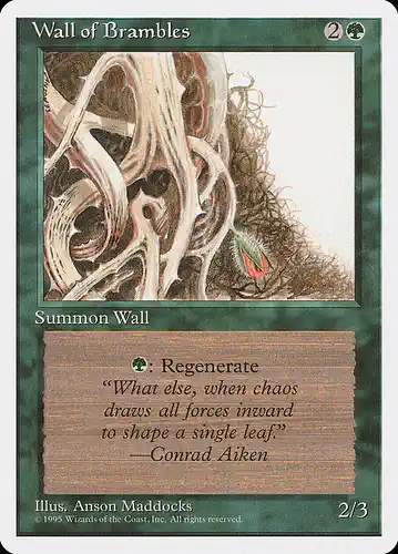 Wall of Brambles - 4ed Spoiler
