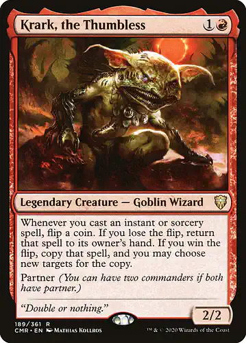 Krark, the Thumbless - cmr Spoiler