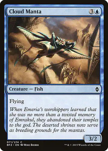 Cloud Manta - bfz Spoiler