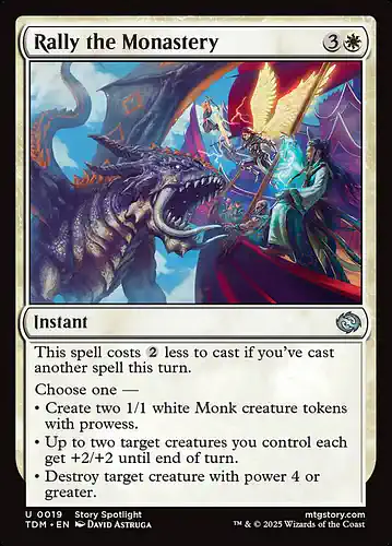 Rally the Monastery - tdm Spoiler