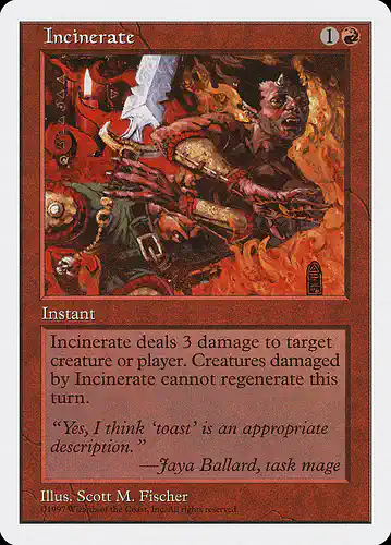 Incinerate - 5ed Spoiler