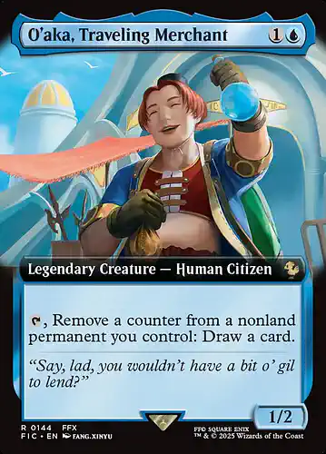 O'aka, Traveling Merchant - fic Spoiler
