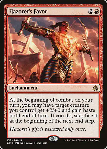 Hazoret's Favor - akh Spoiler