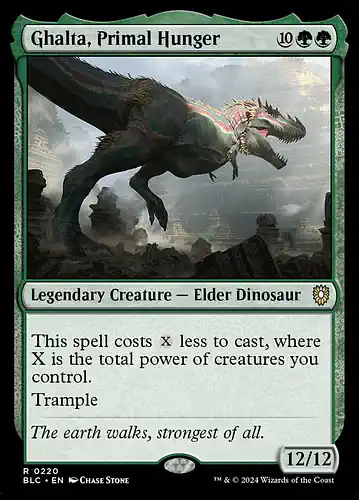 Ghalta, Primal Hunger - blc Spoiler