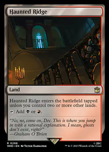 Haunted Ridge - who Spoiler