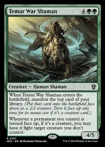 Temur War Shaman - mkc Spoiler