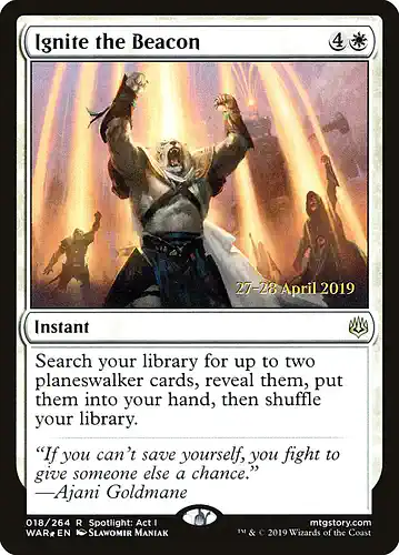 Ignite the Beacon - war Spoiler