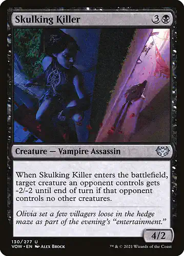 Skulking Killer - vow Spoiler