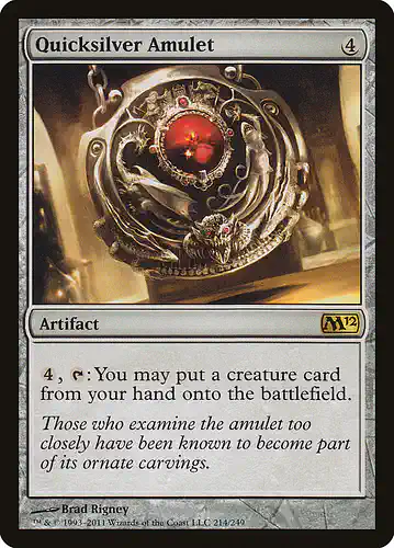 Quicksilver Amulet - m12 Spoiler