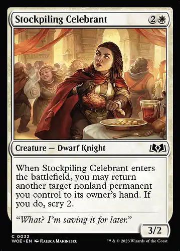 Stockpiling Celebrant - woe Spoiler