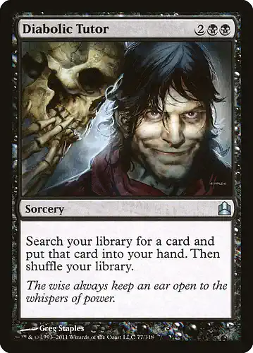 Diabolic Tutor - cmd Spoiler