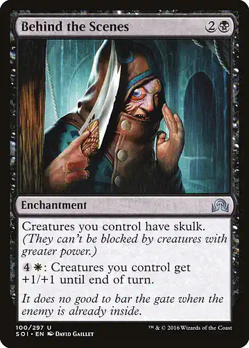 Behind the Scenes - soi Spoiler