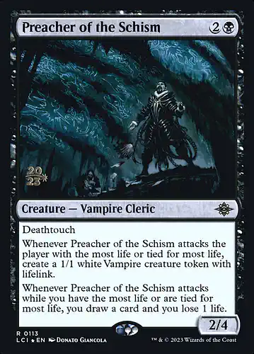 Preacher of the Schism - lci Spoiler