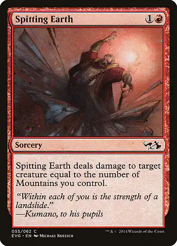 Spitting Earth - evg Spoiler