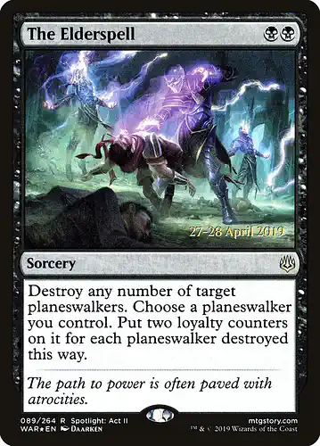 The Elderspell - war Spoiler