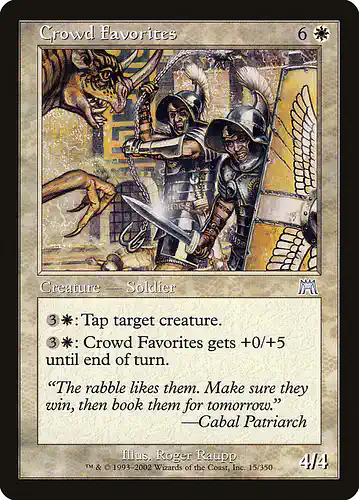 Crowd Favorites - ons Spoiler