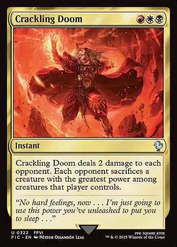Crackling Doom - fic Spoiler