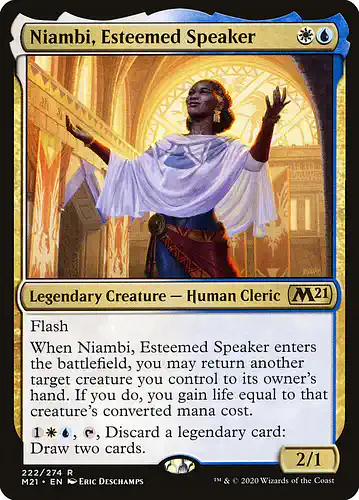 Niambi, Esteemed Speaker - m21 Spoiler