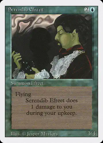 Serendib Efreet - 3ed Spoiler