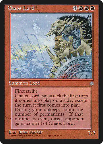 Chaos Lord - ice Spoiler
