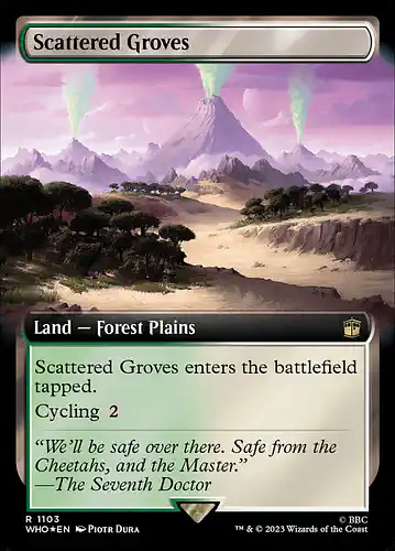 Scattered Groves - who Spoiler