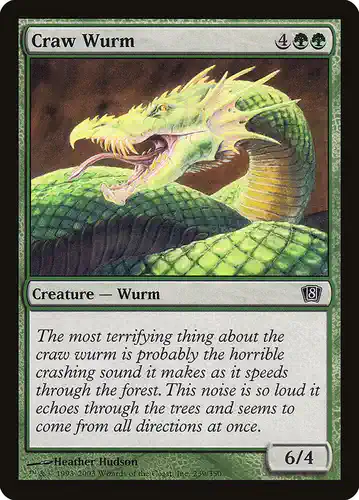 Craw Wurm - 8ed Spoiler
