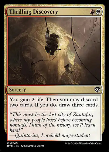 Thrilling Discovery - otc Spoiler