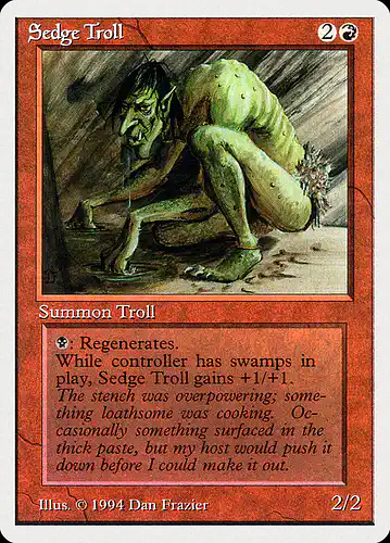 Sedge Troll - sum Spoiler