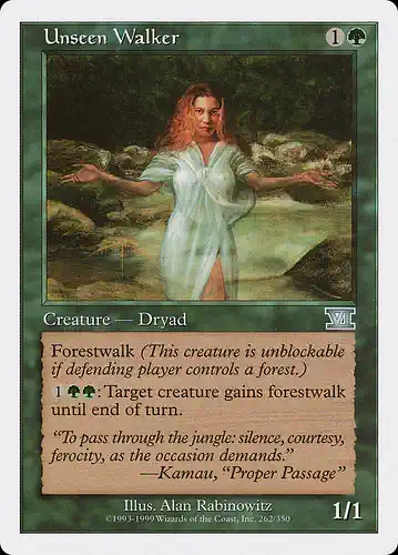 Unseen Walker - 6ed Spoiler