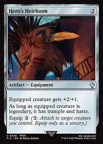Hero's Heirloom - fic Spoiler