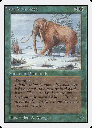 War Mammoth - 2ed Spoiler